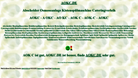 What Aokc.de website looked like in 2021 (2 years ago)