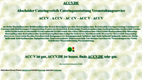 What Accv.de website looked like in 2021 (2 years ago)
