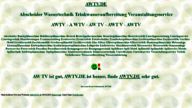 What Awtv.de website looked like in 2021 (2 years ago)