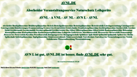 What Avnl.de website looked like in 2021 (3 years ago)