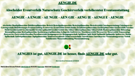 What Aengie.de website looked like in 2021 (2 years ago)