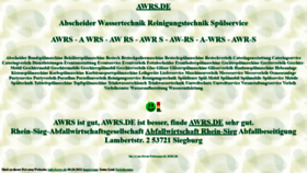 What Awrs.de website looked like in 2021 (2 years ago)