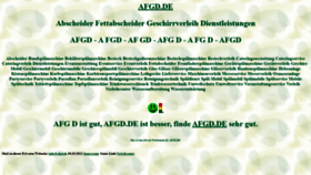 What Afgd.de website looked like in 2021 (2 years ago)