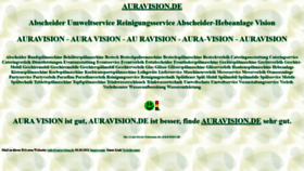 What Auravision.de website looked like in 2021 (2 years ago)