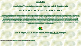 What Avce.de website looked like in 2021 (2 years ago)