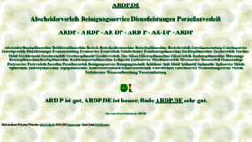 What Ardp.de website looked like in 2021 (3 years ago)
