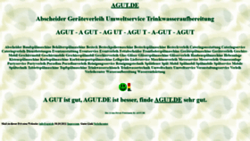 What Agut.de website looked like in 2021 (2 years ago)
