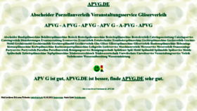 What Apvg.de website looked like in 2021 (4 years ago)