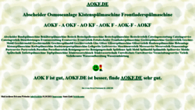 What Aokf.de website looked like in 2021 (2 years ago)