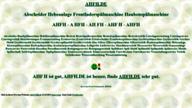 What Ahfh.de website looked like in 2021 (2 years ago)