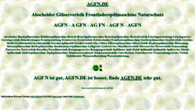 What Agfn.de website looked like in 2021 (2 years ago)