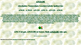 What Angs.de website looked like in 2021 (3 years ago)