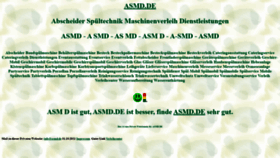 What Asmd.de website looked like in 2021 (2 years ago)