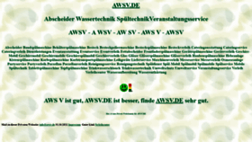 What Awsv.de website looked like in 2021 (2 years ago)