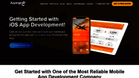 What Appingine.com website looked like in 2021 (3 years ago)