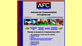What Afcsat.com website looked like in 2021 (2 years ago)