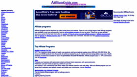 What Affiliateguide.com website looked like in 2021 (2 years ago)