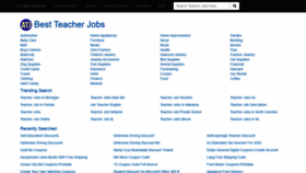 What Allteacherjobs.com website looked like in 2021 (2 years ago)