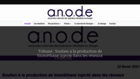 What Anode-asso.org website looked like in 2021 (2 years ago)