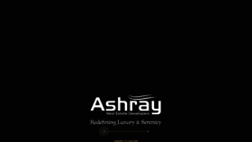 What Ashraydevelopers.com website looked like in 2021 (2 years ago)