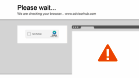 What Advisorhub.com website looked like in 2021 (2 years ago)