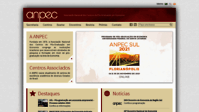 What Anpec.org.br website looked like in 2021 (2 years ago)