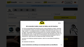 What Autoscout.de website looked like in 2021 (4 years ago)