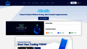 What Atlantiscex.com website looked like in 2021 (2 years ago)