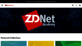 What Academy.zdnet.com website looked like in 2021 (2 years ago)