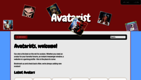 What Avatarist.com website looked like in 2021 (2 years ago)