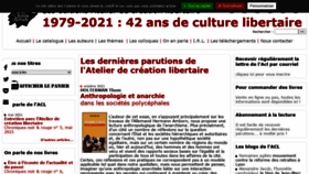 What Atelierdecreationlibertaire.com website looked like in 2021 (2 years ago)