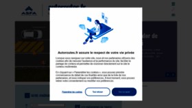 What Autoroutes.fr website looked like in 2021 (3 years ago)