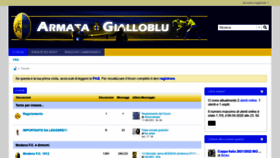 What Armatagialloblu.net website looked like in 2021 (2 years ago)