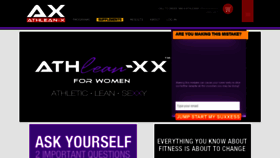 What Athleanxxforwomen.com website looked like in 2021 (2 years ago)