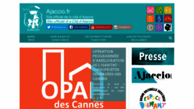 What Ajaccio.fr website looked like in 2021 (2 years ago)