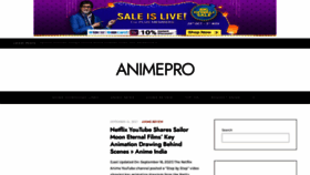 What Animepro.xyz website looked like in 2021 (2 years ago)