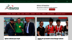 What Athleticsni.org website looked like in 2021 (3 years ago)