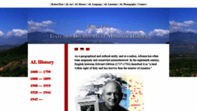What Albanianhistory.net website looked like in 2021 (3 years ago)