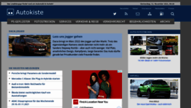 What Autokiste.de website looked like in 2021 (2 years ago)