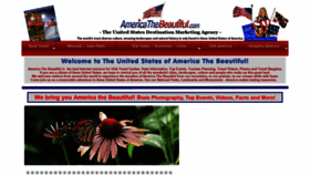What Americathebeautiful.com website looked like in 2021 (2 years ago)