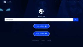 What Aa01.to website looked like in 2021 (3 years ago)