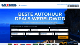 What Autoeurope.nl website looked like in 2021 (2 years ago)