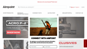 What Aimpoint.us website looked like in 2021 (2 years ago)