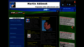 What Adamek.cz website looked like in 2021 (2 years ago)