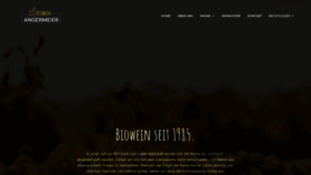 What Angermeier-biowein.de website looked like in 2021 (2 years ago)