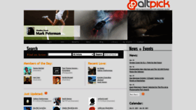 What Altpick.com website looked like in 2021 (2 years ago)