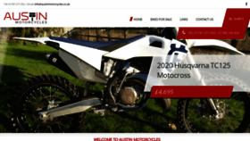 What Austinmotorcycles.co.uk website looked like in 2021 (2 years ago)