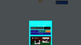 What Agario.zafer2.com website looked like in 2021 (2 years ago)