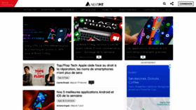 What Androidpit.fr website looked like in 2021 (2 years ago)