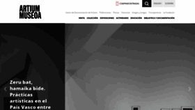 What Artium.org website looked like in 2021 (2 years ago)